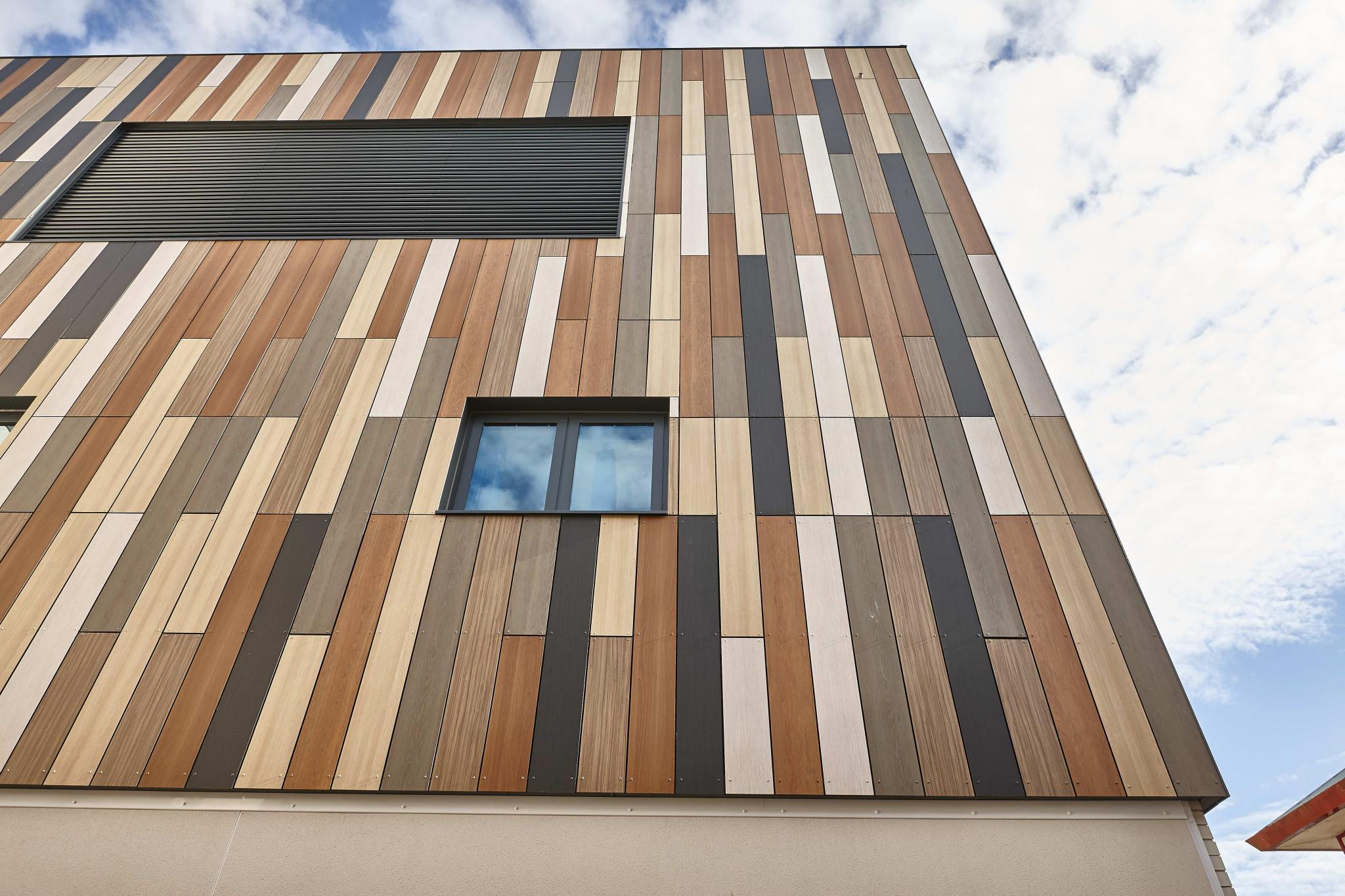 House with HPL facade